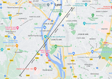 Distance Fort Lorette à Tour LCL reduite.png
